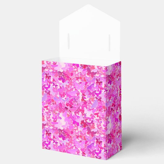 Butterflies, paars, lavender, roze bedankdoosjes (Geopend)