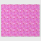 Butterflies, paars, lavender, roze cadeaupapier (Vlak)
