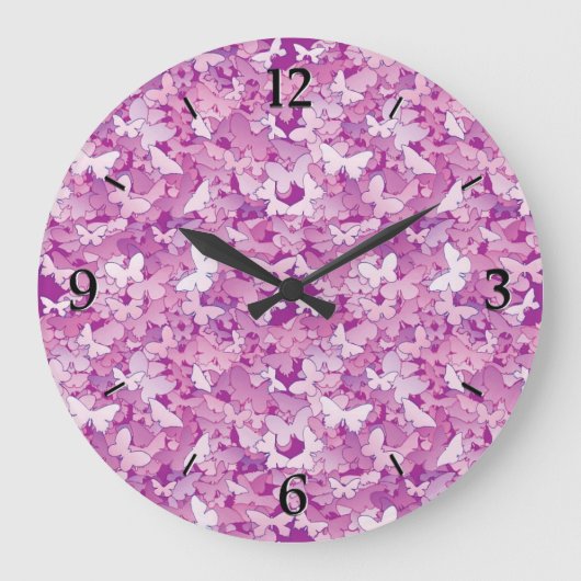 Butterflies, paars, lavender, roze grote klok (Voorkant)