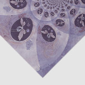 Butterflies Paarse  Abstracte Hippie Boho Tissuepapier (Detail)