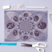 Butterflies Paarse  Abstracte Hippie Boho Tissuepapier (Craft)