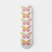 Butterflies Paarse goudsparkle Persoonlijk Skateboard (Voorkant)