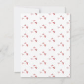 Butterflies, paddenstoel, Ladybugs Happy Birthday Kaart (Achterkant)