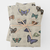 Butterflies — Papierbladen overvullen Inpakpapier Vel (In situ)