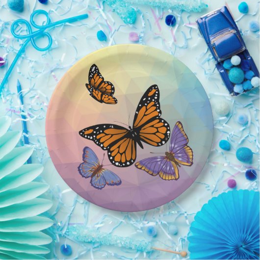 BUTTERFLIES PAPIEREN BORDJE (Feest)