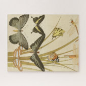  Butterflies Papillons Illustratie Art Legpuzzel (Horizontaal)