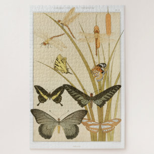 Butterflies Papillons Illustratie Art Legpuzzel