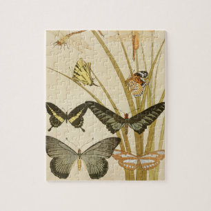 Butterflies Papillons Illustratie Art Legpuzzel