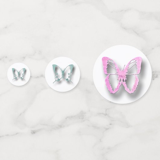 Butterflies Party Confetti (Voorkanten)