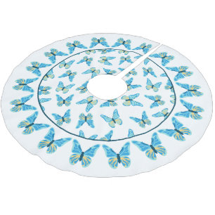 Butterflies Patroon Aangepaste kleuren Grafisch Kerstboom Rok
