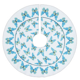 Butterflies Patroon Aangepaste kleuren Grafisch Kerstboom Rok