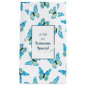 Butterflies Patroon Aangepaste kleuren Grafisch Klein Cadeauzakje (Voorkant)