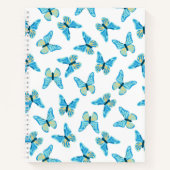 Butterflies Patroon Aangepaste kleuren Grafisch Notitieboek (Voorkant)