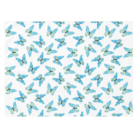 Butterflies Patroon Aangepaste kleuren Grafisch Tafelkleed (Voorkant (Horizontaal))
