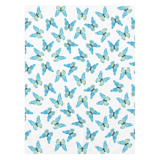Butterflies Patroon Aangepaste kleuren Grafisch Tafelkleed (Voorkant)