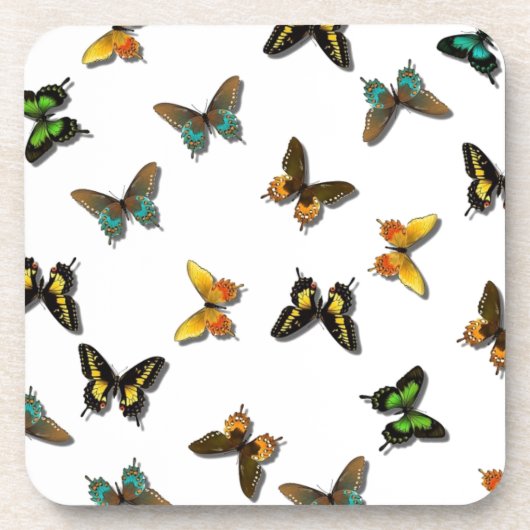 Butterflies Patroon Drankjes Onderzetter (Voorkant)