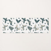 Butterflies Patroon Yogamat (Achterkant (horizontaal))