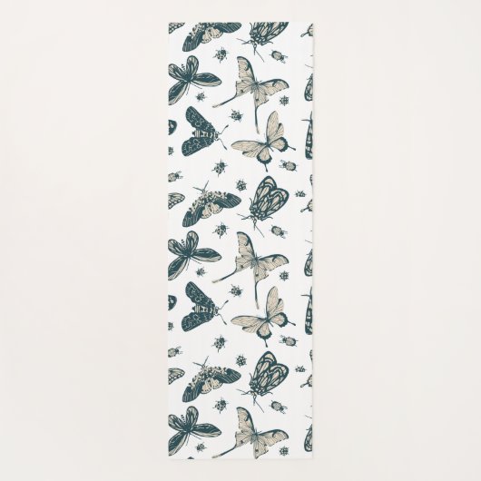 Butterflies Patroon Yogamat (Achterkant)