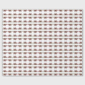 Butterflies Pattern Holiday Wrap Cadeaupapier (Vlak)