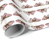Butterflies Pattern Holiday Wrap Cadeaupapier (Rol Hoek)