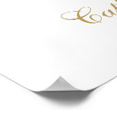 Butterflies Photo Funeral Celebration Of Life Sign Poster (Hoek)