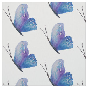 Butterflies Pima Cotton (54-inch breedte) Fabric Stof