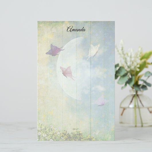 Butterflies Planet Stationery Briefpapier