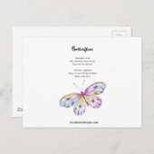Butterflies Poem Briefkaart (Voorkant / Achterkant)