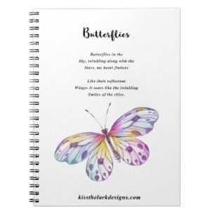 Butterflies - Poetry - Jessica Fuqua - Notitieboek