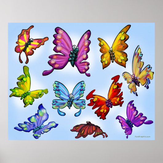 Butterflies Poster (Voorkant)