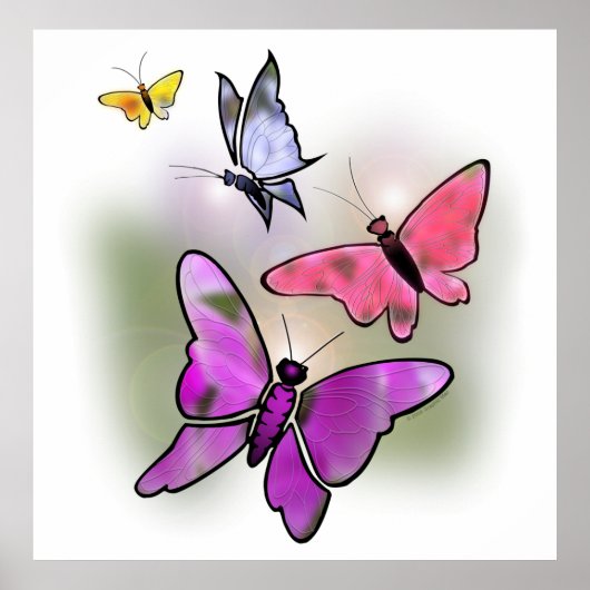 Butterflies Poster (Voorkant)