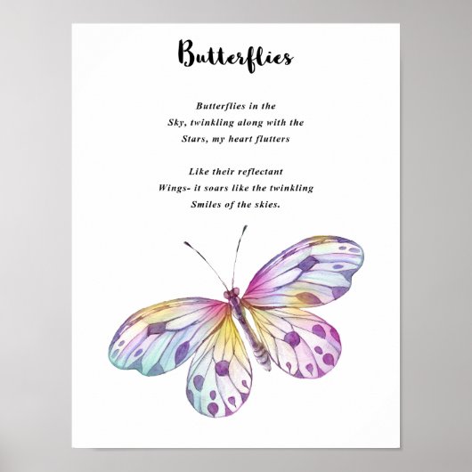 Butterflies Poster (Voorkant)