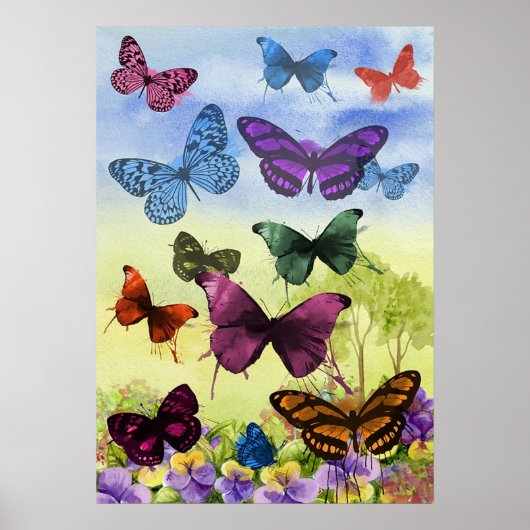Butterflies Poster (Voorkant)