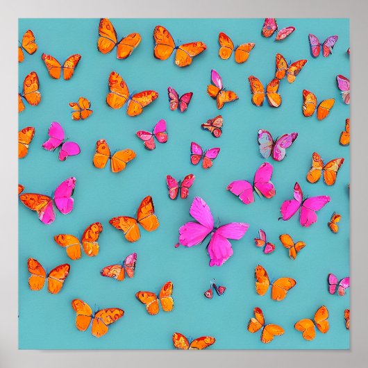 Butterflies Poster (Voorkant)