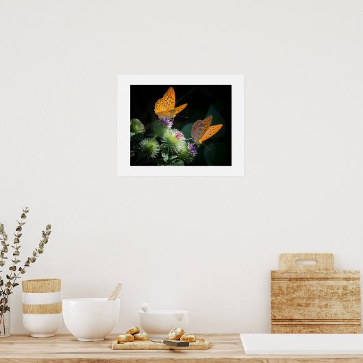 Butterflies Poster (Keuken)