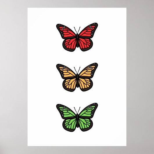 Butterflies Poster (Voorkant)