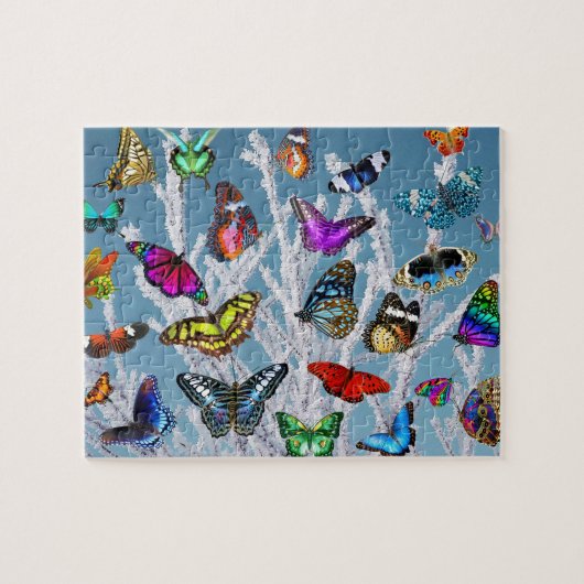 Butterflies puzzel natuur kinderen cadeaudieren (Horizontaal)