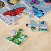 Butterflies puzzel natuur kinderen cadeaudieren (Zijkant)