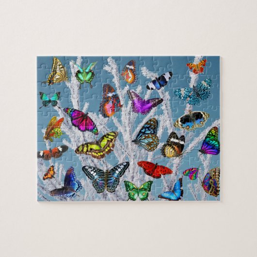 Butterflies puzzel natuur kinderen cadeaudieren (Horizontaal)