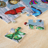 Butterflies puzzel natuur kinderen cadeaudieren legpuzzel (Zijkant)