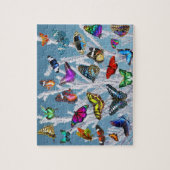 Butterflies puzzel natuur kinderen cadeaudieren legpuzzel (Verticaal)