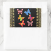 Butterflies Rechthoekige Sticker (Tas)