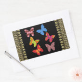 Butterflies Rechthoekige Sticker (Envelop)