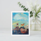 Butterflies, Redon Briefkaart (Staand voorkant)