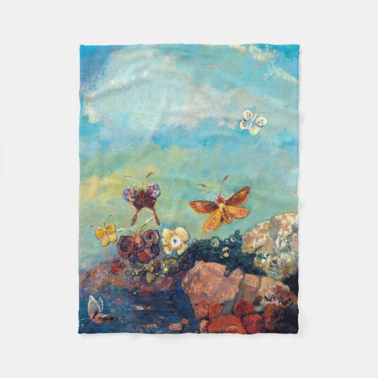 Butterflies, Redon Fleece Deken (Voorkant)