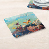 Butterflies, Redon Kartonnen Onderzetters (Schuin)