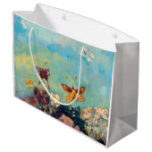 Butterflies, Redon Large Gift Bag Groot Cadeauzakje (Achterkant Gekanteld)
