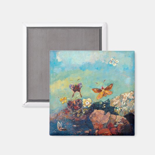 Butterflies, Redon Magneet (Voorkant / Achterkant)