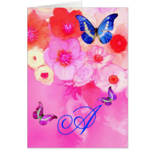 BUTTERFLIES, RODE PINKROESEN EN ANEMONSENSTROMEN