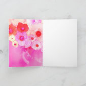 BUTTERFLIES, RODE PINKROESEN EN ANEMONSENSTROMEN KAART (Binnen)